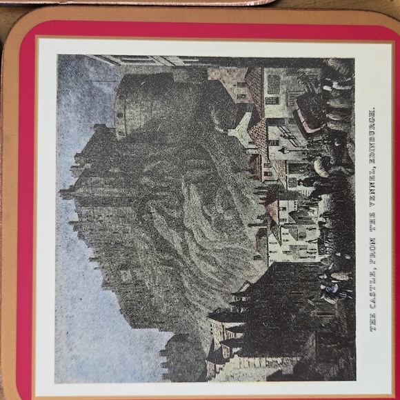 Vintage Pimpernel Edinburgh scene Coasters - Picture 8 of 13